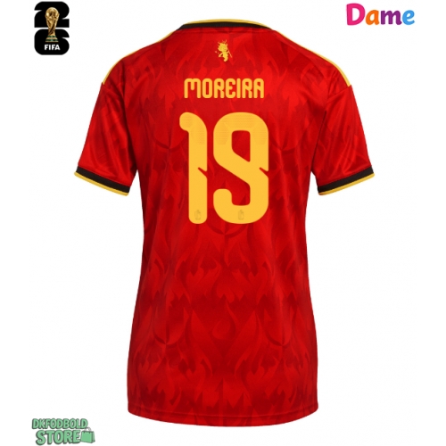 Belgien Diego Moreira #19 Replika Hjemmebanetrøje Dame VM 2026 Kortærmet